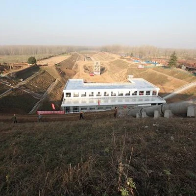 杨围孜提灌站施工现场