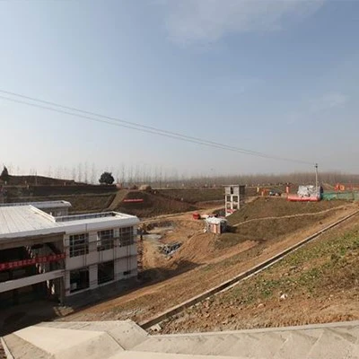 杨围孜提灌站施工现场